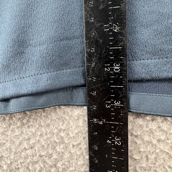 EILEEN FISHER 100% Silk Sleeveless Tunic Tank Blue Size Large - Picture 7 of 10